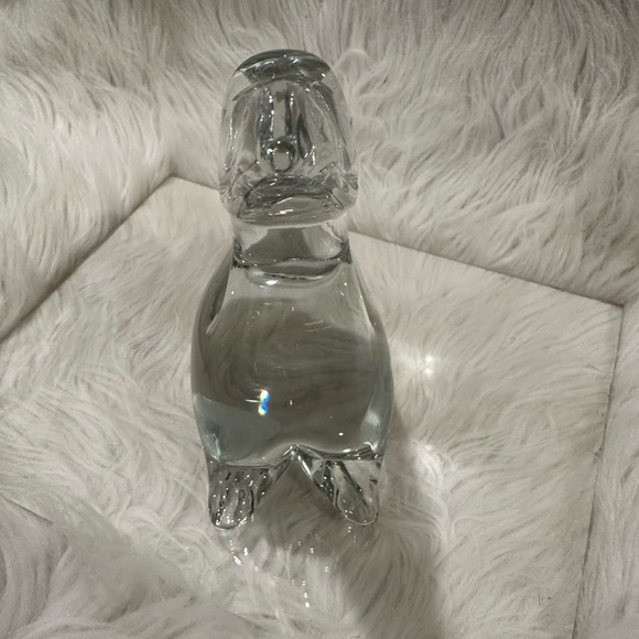 KONSTGLAS RONNEBY SWEDEN Glass Pelican Paperweight Figure Art Glass SIGNED - Picture 4 of 7